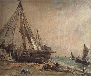 John Constable Brighton Beach oil painting